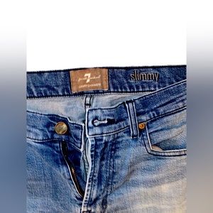 Luxe Cashmere 7 for All Mankind Slimmy Jeans